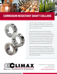 Corrosion Resistant 316SS Shaft Collars