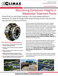 Wastewater Industry-Maintaining Component Intergrity in Wastewater Treatment Plants
